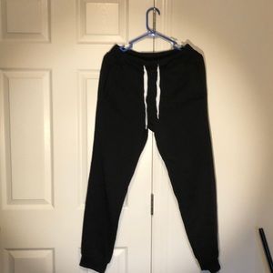 Black sweat pants